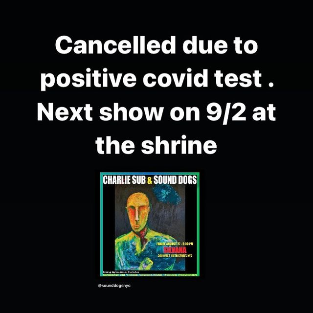 Bad news everyone, our show this Friday ha s been cancelled due to a positive covid test amongst the band. We are dying to get back on stage, but that doesn’t mean we literally want to die after a show. Next set is on 9/2 at The Shrine, 9pm