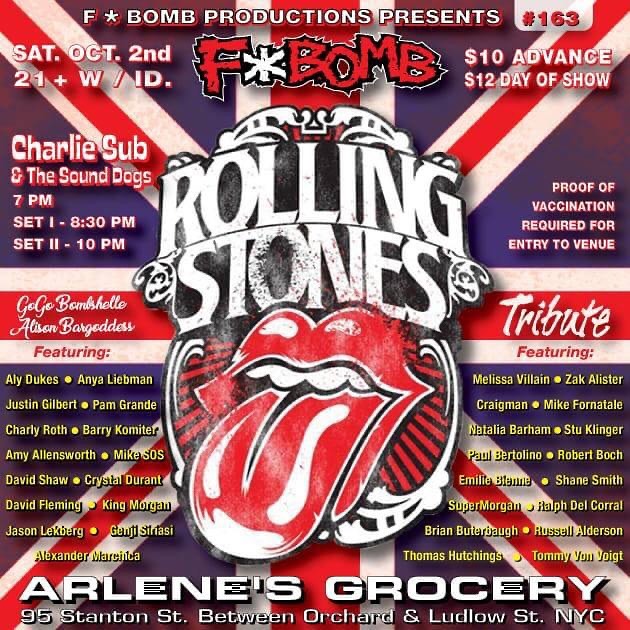 Come on down to @arlenesgrocery to catch your favorite dogs opening for f*bombs Rolling Stones tribute. Dogs on at 7pm! Link to tickets in bio, 10$ in advance, 12$ at the door.