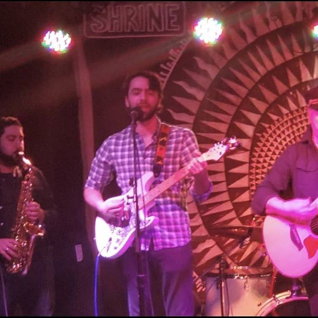 #CharlieSub with some funk and flavor from @davidnewman93 @peteesser.  Always a good time @shrineharlem #indieRock #bands #livemusic #bassGuitar #electricGuitar #drums #sax